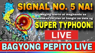 SIGNAL NO 5 ITINAAS NA DAHIL KAY BAGYONG PEPITO ⚠️😱 WEATHER UPDATE TODAY  ULAT PANAHONPepitoPH [upl. by Aiken455]