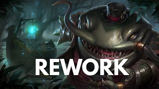 Tahm Kench REWORK 2021  Todas as Skin [upl. by Yedsnil]