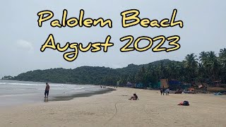 Palolem Beach Goa  August 2023  Tourist Places in South Goa Fishermans Boat  Khana Mubarak [upl. by Salaidh]