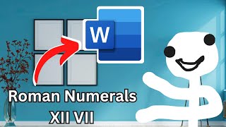 How to Add Roman Numerals in Word [upl. by Curtice]