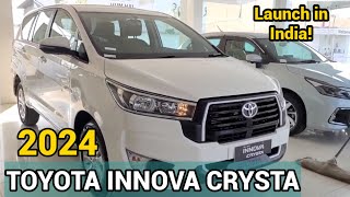 Toyota Innova Crysta GX Variant Launched 2024  Price New Look New Design  Innova Crysta 2024 [upl. by Wang]