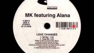 Love Changes MK Mix  MK Featuring Alana  Charisma Side A1 [upl. by Aihsakal172]