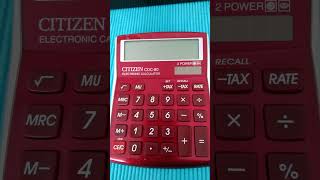 Taschenrechner Citizen CDC 80 electronic calculator [upl. by Konikow516]