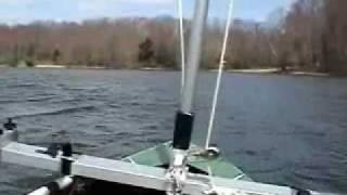 Sailing the TOTENBOAT Folding Canoe [upl. by Shaver]