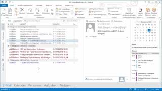 MS Outlook Short Cuts Strgd löschen und Strgn neu [upl. by Akoyn]