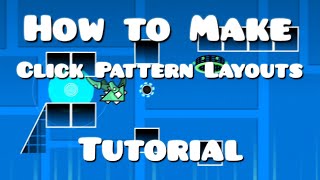 How to make Click Pattern Layouts Tutorial [upl. by Bronez]