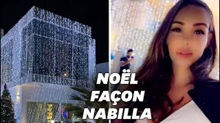 Pour Noël Nabilla a littéralement habillé sa maison de décorations [upl. by Eltsyrc]