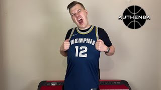 Authentic Nike CUSTOM BLANK Ja Morant Memphis Grizzlies 75th anniversary City mixtape NBA jersey [upl. by Jayson]