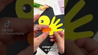 Children Arts and Crafts easy to do paper duck 🐥 [upl. by Gwyneth]