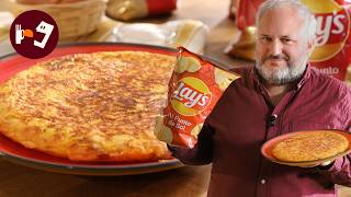 Cómo hacer la MEJOR TORTILLA de PATATAS de bolsa la RECETA INFALIBLE de LAYS en menos de 15 MINS [upl. by Inele147]