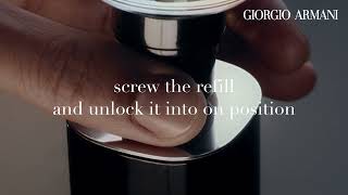 How to Refill ARMANI CODE EAU DE PARFUM by Girogio Armani [upl. by Zeke]