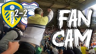 94 MINUTE EQUALISER 😱 FAN CAMS ARE BACK 😁  LEEDS 2 2 CARDIFF CITY [upl. by Airednaxela]