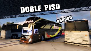 BUS DOBLE PISO de TUFESA Ejecutivo Volvo 9800 DD Ruta Mexico American Truck Simulator [upl. by Virgilio235]