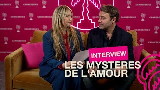 LES MYSTÈRES DE LAMOUR  Interview dHélène Rollès et Patrick Puydebat [upl. by Merell]