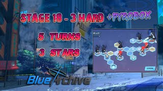 Blue Archive Global Stage 183 HARD 3 Stars  Clear within 5 Turns with Pyrobox [upl. by Assinna818]