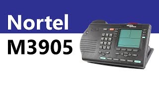 The Nortel M3905 Digital Phone  Product Overview [upl. by Lowery]