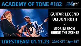 Academy Of Tone 182 Guitar Legend Uli Jon Roth  Live Interview [upl. by Oruasi383]