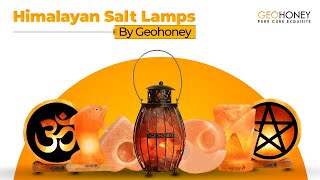 Himalayan Salt Lamp  Himalayan Stones by Geohoney  Authentic Himalayan Salt Lamp [upl. by Seys709]