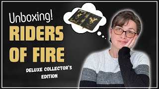 Unboxing Riders of Fire by Eileen Mueller Kickstarter Shorts Booktube specialedition [upl. by Jemmie501]