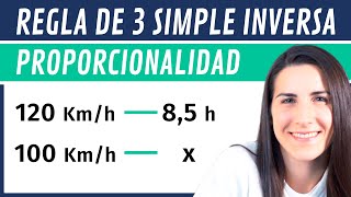 PROBLEMA de Proporcionalidad INVERSA ✅ REGLA DE TRES Simple Inversa [upl. by Rosana]