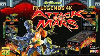 Preorder for FX Legends 4K Collectors Edition Pinball CEP™ – Attack From Mars™ Now [upl. by Tice673]