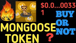 BUY MONGOOSE TOKEN OR NOT [upl. by Ribaj]