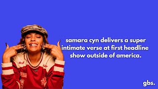 the most intimate verse at london show  Samara Cyn 100sqft [upl. by Anirbac]