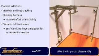 WoODT  DIY omnidirectional treadmill for VR [upl. by Gerard]