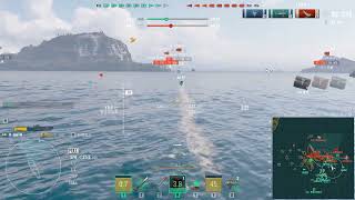 World of Warships  Gato in Mode Shuffle  German BBs  1742 BXP [upl. by Heisser788]