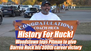 Woodstown 2 Pitman 1  HS Boys Soccer  Darren Huck 300th career victory [upl. by Arykahs631]