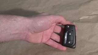 How to replace new battery Toyota car remote control year models 2012 to 2021 [upl. by Spence]