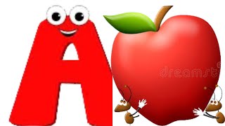 ABC Song for learning with visuals Learn Phonics Nursery Rhymes and Kindergarten Songs for Kids fun [upl. by Dirgni]