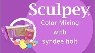 Color Mixing Fun with syndee holt  Sculpeycom [upl. by Aihcats]