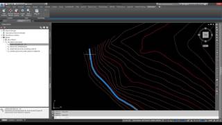 AutoCAD Civil 3D 2016  CURVAS DE NÍVEL SEM COTA [upl. by Neala]