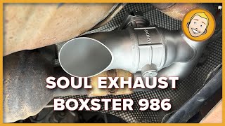 SOUL Exhaust Valved Bypass Install for Boxster 986 [upl. by Airehc]