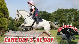 SOMERFORD PARK CAMP  DAY 3  CROSS COUNTRY LESSON Did I have my first fall  equestrian vlog [upl. by Prisca]