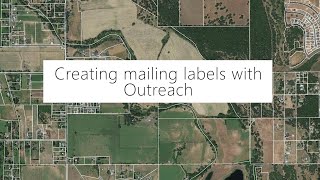 Creating mailing labels with Outreach [upl. by Godding]