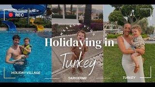 Holidaying in Turkey with a toddler  Holiday Village Sarigerme [upl. by Annadroj]