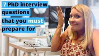 PhD Interview Questions  Answers  How To Pass Your PhD Interview [upl. by Ahterahs11]