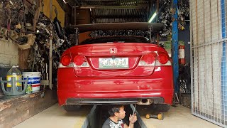 Honda Civic FD Resonator Delete [upl. by Reichel]