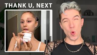 Reacting to Ariana Grandes Skin Care Routine [upl. by Darcia159]