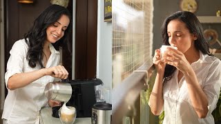 Enjoy Cappuccinos amp Lattes at Home ☕ Just Like Sanaya Irani with Coffeeza [upl. by Shaner477]