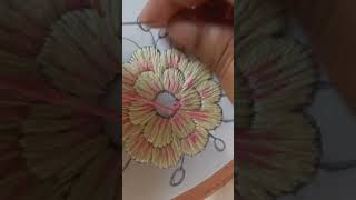 Floral embroidery design embroidery explore handembroidery needlework embroiderypatterns music [upl. by Narda]