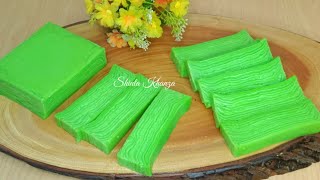 Cara membuat kue lapis India pandan paling enak dan legit [upl. by Ahsenal700]