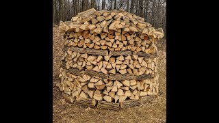 Holz Hausen  Good looking easy and practical firewood storage solution [upl. by Alieka]