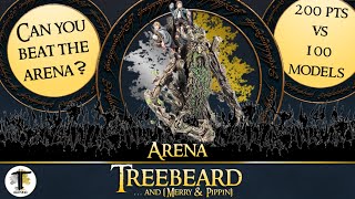 TREEBEARD VS THE ARENA  1 VS 100  NEW MESBG MINIGAME  BATTLE REPORT  WARHAMMER [upl. by Suzanna]