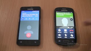 Incoming call amp Outgoing call at the Same Time Samsung Galaxy S3 MINI VES2 Android 7 [upl. by Disraeli]