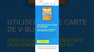 Tuto comment utiliser une carte vbucks [upl. by Elyac]