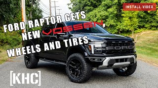 Ford Raptor Transformation Aggressive Vossen Wheels Upgrade [upl. by Notgnilliw]