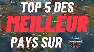 Conflict of Nations FR  TOP5 des MEILLEURS pays sur CON [upl. by Selyn]